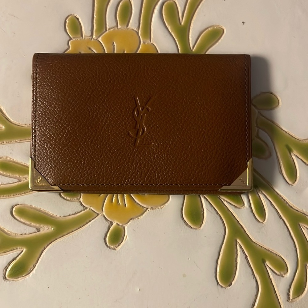 Vintage Yves Saint Laurent (YSL) Bifold Card Case